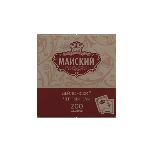 Чай Майский черный сашет 2гx200пак/уп 14286, 421007