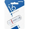 Флеш-память Smartbuy Crown, 16Gb, USB 2.0, бел, SB16GBCRW-W