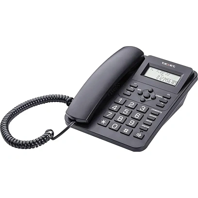 Телефон проводной TeXet TX-264 черный