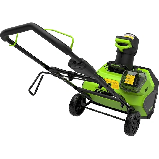 Снегоуборщик аккумуляторный Greenworks  GD60PSTK4, 60V АКБ 4Ач/ЗУ 2602907UB