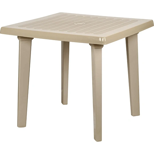 Стол PR_Decorona DeVeranda квадратный 805x805x720 мм сливочный латте