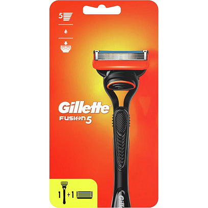 Бритва с 2 смен.кассетами GILLETTE FUSION