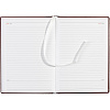 Ежедневник недатированный бордо, тв пер, 140х200, 160л, Lozanna AZ052/bordo