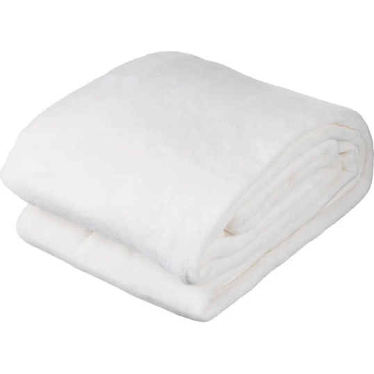 Плед микрофибра Luscan, молочный 200х220