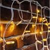 Гирлянда светодиодная Айсикл5х0,7м,Flash,IP67,152LED теп бел 255-386