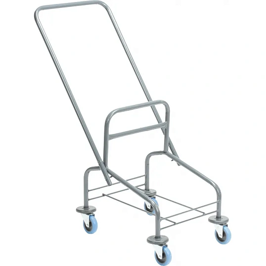 Тележка уборочная одноведерная 25л отжим, контейнер, мет.каркас ТК722