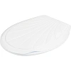 Сиденье для унитаза Ракушка белое 104-403-00