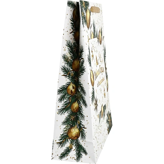 Пакет ламинированный вертикальный Венок, L  31x40x11,5см, 9706093