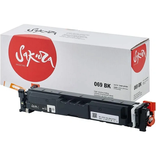 Картридж лазерный Sakura 069BK чер. для Canon LBP673Cdw/MF752Cdw/MF754Cdw