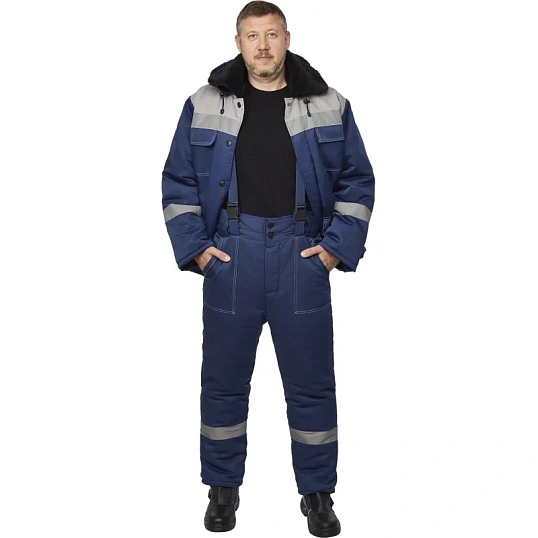 Костюм зимний муж з35-КБР синий/сер ( 52-54) 170-176 (Арсенал-СП)