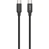Кабель USB PERO DC-05 Type-C to Type-C, 3А, 60W, 2м, Black