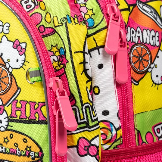Рюкзак облегченный Hello Kitty с анатомической спинкой, 2отд.75443