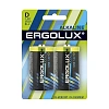 Батарейка Ergolux Alkaline 2шт/бл (LR20 BL-2, 1.5В) (11752)