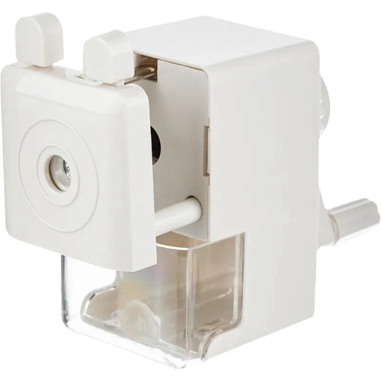 Точилка механическая Attache Economy, 8 мм, фиксация карандаша, белая