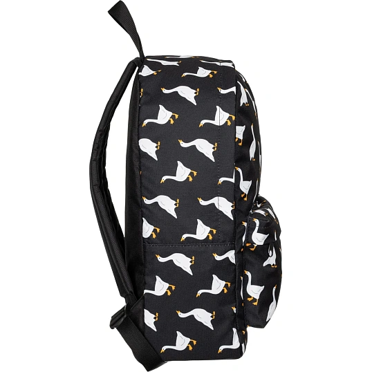 Рюкзак школьный Комус Класс  Light Гуси, черный, 1 отд