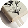 Ежедневник недатированный IF 140x200мм 160л мягк Цветы I1863/ivory