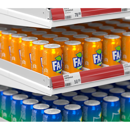 Рамка раздвижная EASYFACE 480 мм, цвет серый, упаковка 7 шт/уп