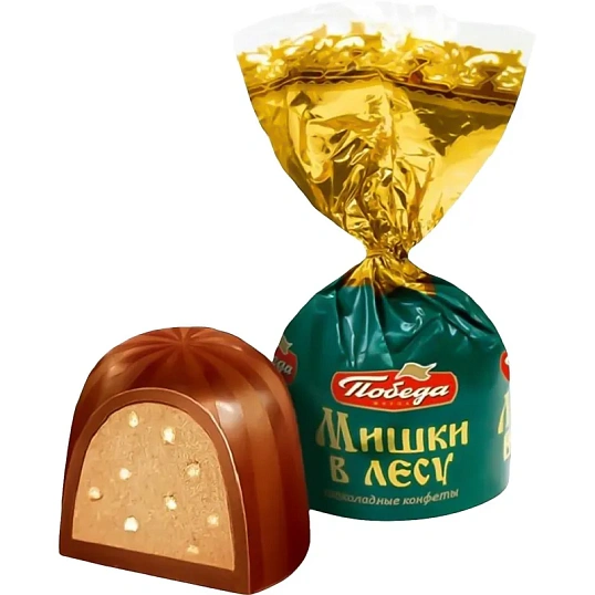 Конфеты шоколадные Мишки в лесу, 200г
