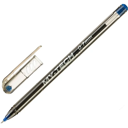 Ручка шариковая неавтомат. PENSAN My-Tech игол.након.0,7мм син 12шт/уп 2240