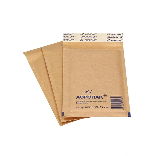Крафт-конверт с воздушной прослойкой А/000 130 х 170 (уп/100шт)