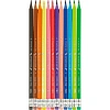 Карандаши цветные Deli Super Wings EC126-12, 12 цв/наб, 6-гранные, пластик