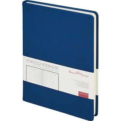 Ежедневник недатированный А5 MEGAPOLIS VELVET New ТЕМНО-СИНИЙ 3-780/18