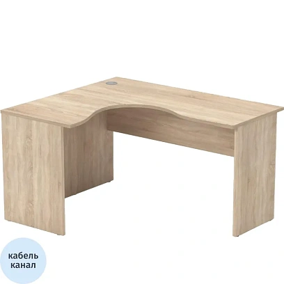 Стол Easy One левый (882,883) дуб сонома Ш1400 Г1200