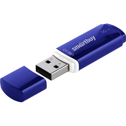 Флеш-память Smartbuy UFD 3.0/3.1 16GB Crown Blue (SB16GBCRW-Bl)
