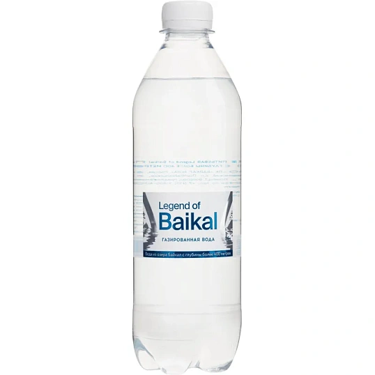 Вода питьевая LEGEND of BAIKAL природная газированная ПЭТ 0,5л