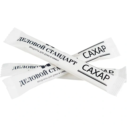 Сахар порционный в стиках Деловой стандарт 5 гр (200 шт/уп.)