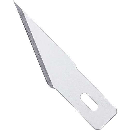 Лезвие для ножей макетных запасное TOPFORT 8,9мм,сталь SK5,10шт/уп