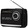 Радиоприемник Sven SRP-155, чёрный, BT/FM/AM/SW/USB/microSD, фонарь, аккум