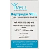 Картридж Vell M21-375-595-WT (9.53мм/6.4м,винил,чер на бел,VL142800)