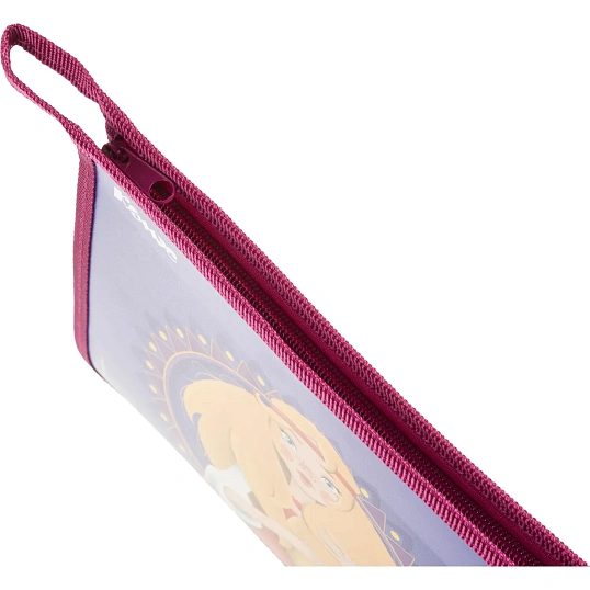 Папка для тетрадей КОМУС Три богатыря Аленушка,А5,1отд,молн,пластик,ПТ 713