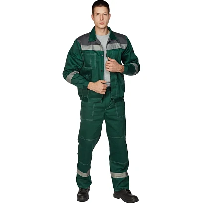 Костюм летний муж. л20-КБР зелен/сер (р.52-54) 182-188 (Арсенал-СП)