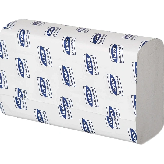 Полотенца бумажные д/дисп. Luscan Professional M-слож2слбелвтор150л21пач/уп