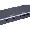 Разветвитель USB HS002 USBх3/HDMIх1/microSDx1/TFcardx1/Серый