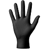 Перчатки одноразовые нитрил Steel Grip цв.черный (50 пар/уп)р.М,ПС