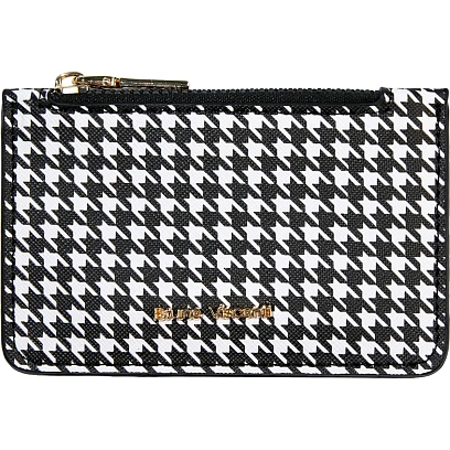 Картхолдер на молнии  black&white.модный паттерн,11.5x0,7x7,5см 14-096/05