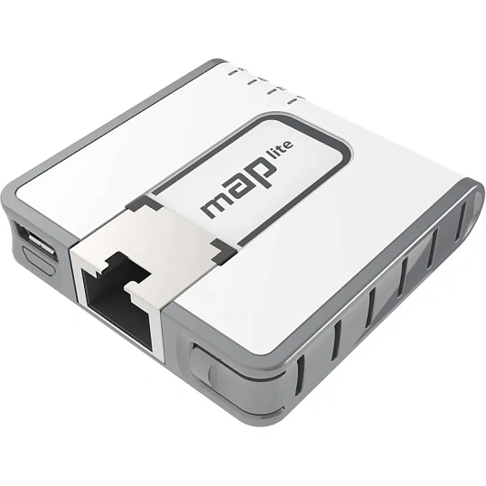 Маршрутизатор Wi-fi MikroTik mAP lite RBmAPL-2nD, N300,USB,PoE