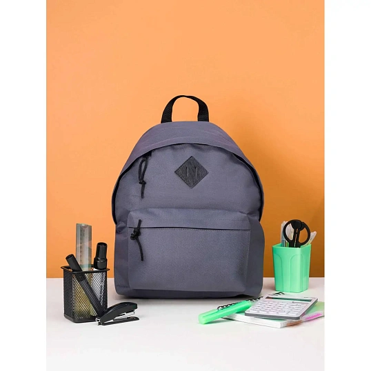 Рюкзак школьный №1 School универсальный, серый