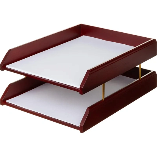 Набор настольный M6C-25A на 6 предметов из дерева, цвет: красное дерево