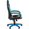 Кресло ТП 690 экокожа,черный/синий,пластик