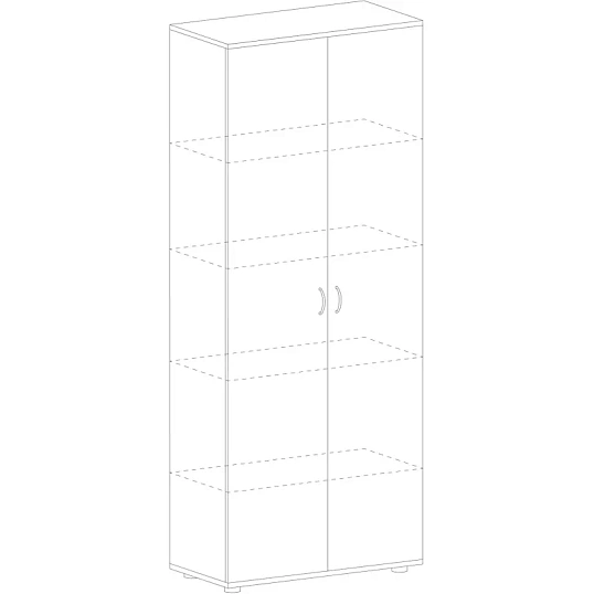 Шкаф SL Imago   закрытый СТ-1.9 белый (крем) (СТ-1,Д-1Пр,Д-1Л)