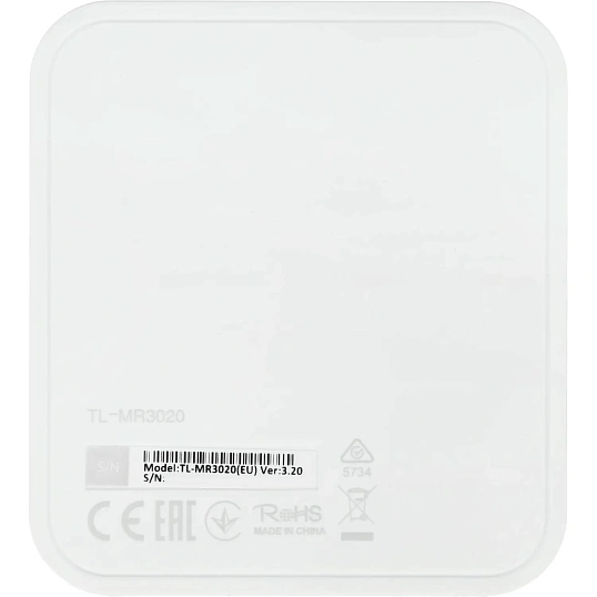 Маршрутизатор TP-Link TL-MR3020 N150 3G/4G Портативный
