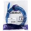 Патч-корд Cabeus PC-UTP-RJ45-Cat.6-2m-BL-LSZH U/UTP, cat6,2xRJ45, синий