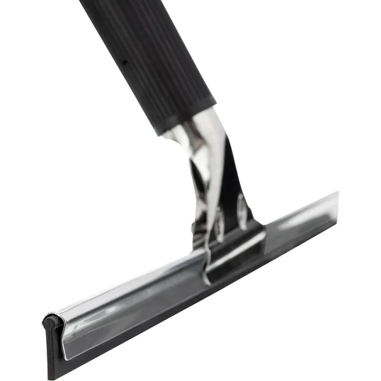 Сгон для мытья окон нерж сталь резина 45см AF06101