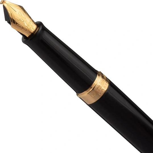 Ручка перьевая WATERMAN HEMISPHERE  S0920610 черн лак с позол,чернила син