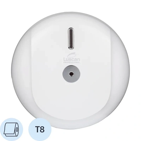 Диспенсер для туалетной бумаги рул Luscan Prof Etalon с ЦВ белый 151066