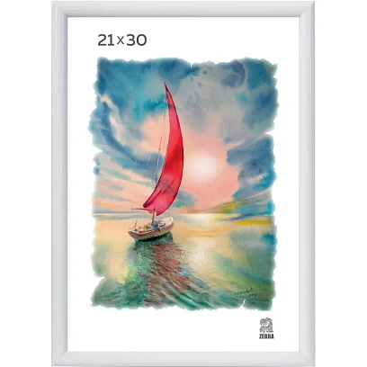 Рамка А4 пластиковая PS 500 белая